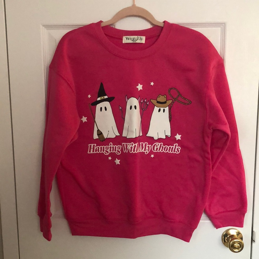 Junior’s Halloween Pullover Graphic Sweatshirt